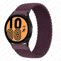 20mm 22mm Band for Samsung Galaxy watch 7/4/6/5 pro/active 2/Gear S3 braided solo loop bracelet correa Huawei watch GT 2 3 strap