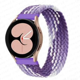 20mm 22mm Band for Samsung Galaxy watch 7/4/6/5 pro/active 2/Gear S3 braided solo loop bracelet correa Huawei watch GT 2 3 strap