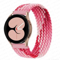 20mm 22mm Band for Samsung Galaxy watch 7/4/6/5 pro/active 2/Gear S3 braided solo loop bracelet correa Huawei watch GT 2 3 strap