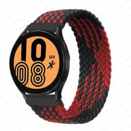 20mm 22mm Band for Samsung Galaxy watch 7/4/6/5 pro/active 2/Gear S3 braided solo loop bracelet correa Huawei watch GT 2 3 strap