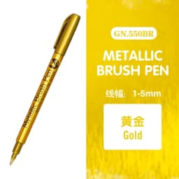 12 Color Metallic Marker Pen Resin Drawing Pen Acrylic Paint DIY Highlights Permanent Marker DIY Card Art Supplies Stationery