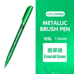 12 Color Metallic Marker Pen Resin Drawing Pen Acrylic Paint DIY Highlights Permanent Marker DIY Card Art Supplies Stationery