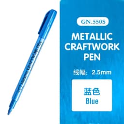 12 Color Metallic Marker Pen Resin Drawing Pen Acrylic Paint DIY Highlights Permanent Marker DIY Card Art Supplies Stationery