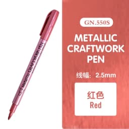 12 Color Metallic Marker Pen Resin Drawing Pen Acrylic Paint DIY Highlights Permanent Marker DIY Card Art Supplies Stationery