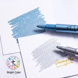 12 Color Metallic Marker Pen Resin Drawing Pen Acrylic Paint DIY Highlights Permanent Marker DIY Card Art Supplies Stationery