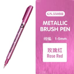 12 Color Metallic Marker Pen Resin Drawing Pen Acrylic Paint DIY Highlights Permanent Marker DIY Card Art Supplies Stationery
