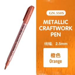12 Color Metallic Marker Pen Resin Drawing Pen Acrylic Paint DIY Highlights Permanent Marker DIY Card Art Supplies Stationery