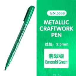 12 Color Metallic Marker Pen Resin Drawing Pen Acrylic Paint DIY Highlights Permanent Marker DIY Card Art Supplies Stationery