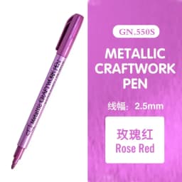 12 Color Metallic Marker Pen Resin Drawing Pen Acrylic Paint DIY Highlights Permanent Marker DIY Card Art Supplies Stationery