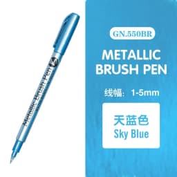 12 Color Metallic Marker Pen Resin Drawing Pen Acrylic Paint DIY Highlights Permanent Marker DIY Card Art Supplies Stationery