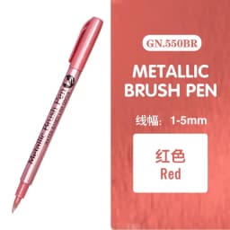 12 Color Metallic Marker Pen Resin Drawing Pen Acrylic Paint DIY Highlights Permanent Marker DIY Card Art Supplies Stationery