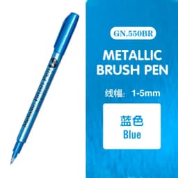 12 Color Metallic Marker Pen Resin Drawing Pen Acrylic Paint DIY Highlights Permanent Marker DIY Card Art Supplies Stationery