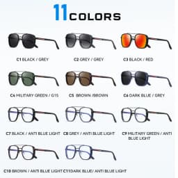 KDEAM 2026 New Man Classic Polarized Sunglasses Outdoor Sports Decoration Sun Glasses Anti Blue Light Fashion Luxury HD Glasses