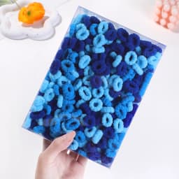 50/100PCS Children Colorful Hair Rubber Band Elastic Hairband Wave Scrunchie for Baby Girls Hair Accessories Kids Head Rope