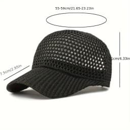 Unisex Quick-Dry Baseball Cap - Waterproof & Breathable - Adjustable Summer Sun Hat for Sports & Casual Wear
