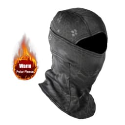 Winter Keep Warm Camouflage Balaclava Polar Fleece Cycling Full Face Mask Outdoor Motorcycle Ski Helmet Inner Cap Mask