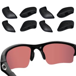 E.O.S Silicon Rubber Replacement Black Nose Pads for Oakley Flak Jacket,Flak Jacket Vented,Flak Jacket XLJ Frame Multi-Options