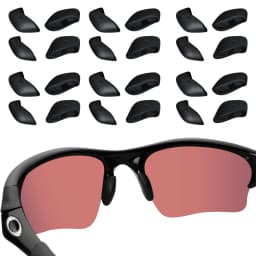 E.O.S Silicon Rubber Replacement Black Nose Pads for Oakley Flak Jacket,Flak Jacket Vented,Flak Jacket XLJ Frame Multi-Options