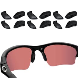 E.O.S Silicon Rubber Replacement Black Nose Pads for Oakley Flak Jacket,Flak Jacket Vented,Flak Jacket XLJ Frame Multi-Options