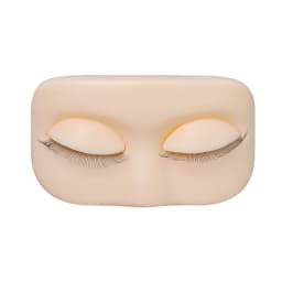 GLAMLASH Mini Lash Flat Model Head Practice Eyelash Extension Training Head With Removable Replacement Eyelids