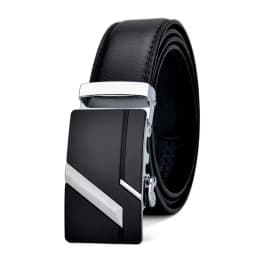 Men High Quality PU Leather Belt for Men Strap Metal Automatic Buckle LONG Plus Large Size 130 140 150 160 170 CM Belt