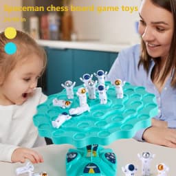 Astronauts Balancing Tree Board Games Toys Children Balance Attention Training Puzzle Toys Family Interactive Table Games Toys 