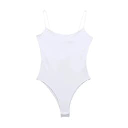 MUJER 2025 Sexy Tight Bodys for Women White Black Backless Bodysuit Women One Pieces Jumpsuits for Women Sexy Lingerie Bodysuit