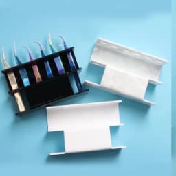 6-Hole Acrylic Tweezer Storage Rack Professional Eyelash Extension Display Stand Space Saving Tweezers Organizer Makeup Tools