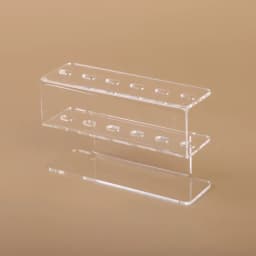 6-Hole Acrylic Tweezer Storage Rack Professional Eyelash Extension Display Stand Space Saving Tweezers Organizer Makeup Tools