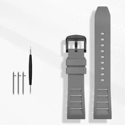 FKM Fluorine Rubber Watchband 20mm 21mm 22mm 24mm for Breitling Omega Seiko Casio Mido Watches Band Sport Watch Strap Dustproof
