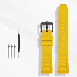 FKM Fluorine Rubber Watchband 20mm 21mm 22mm 24mm for Breitling Omega Seiko Casio Mido Watches Band Sport Watch Strap Dustproof