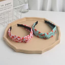 New Children's Fruit Pattern Headband Fabric Knot Headband Cute Sweet Headband Hair Accessories for Girls