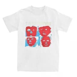 Rock Talking Heads Remain In Light Band T Shirts Hip Hop Leisure Streetwear Cotton Short Sleeve Harajuku Men Women Unisex Tops