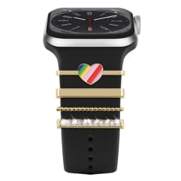 Decoration for Apple Watch Band Ultra2 10 9 8 Diamond Jewelry Bracelet Accessories for Samsung/Huawei Watch 20/22mm Strap Charms
