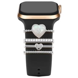 Decoration for Apple Watch Band Ultra2 10 9 8 Diamond Jewelry Bracelet Accessories for Samsung/Huawei Watch 20/22mm Strap Charms