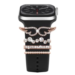 Decoration for Apple Watch Band Ultra2 10 9 8 Diamond Jewelry Bracelet Accessories for Samsung/Huawei Watch 20/22mm Strap Charms