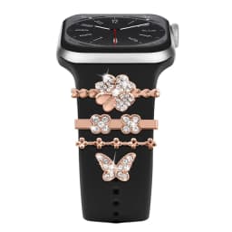 Decoration for Apple Watch Band Ultra2 10 9 8 Diamond Jewelry Bracelet Accessories for Samsung/Huawei Watch 20/22mm Strap Charms