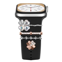 Decoration for Apple Watch Band Ultra2 10 9 8 Diamond Jewelry Bracelet Accessories for Samsung/Huawei Watch 20/22mm Strap Charms