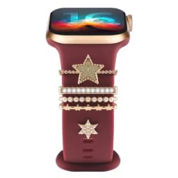 Decoration for Apple Watch Band Ultra2 10 9 8 Diamond Jewelry Bracelet Accessories for Samsung/Huawei Watch 20/22mm Strap Charms