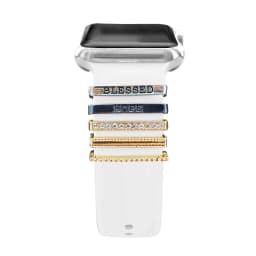 Decoration for Apple Watch Band Ultra2 10 9 8 Diamond Jewelry Bracelet Accessories for Samsung/Huawei Watch 20/22mm Strap Charms