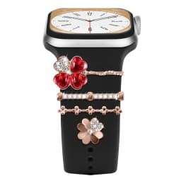 Decoration for Apple Watch Band Ultra2 10 9 8 Diamond Jewelry Bracelet Accessories for Samsung/Huawei Watch 20/22mm Strap Charms