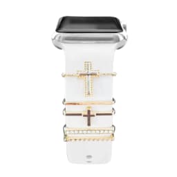 Decoration for Apple Watch Band Ultra2 10 9 8 Diamond Jewelry Bracelet Accessories for Samsung/Huawei Watch 20/22mm Strap Charms