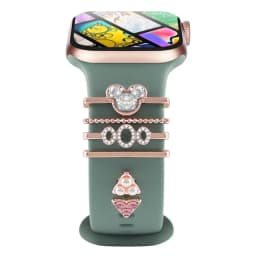 Decoration for Apple Watch Band Ultra2 10 9 8 Diamond Jewelry Bracelet Accessories for Samsung/Huawei Watch 20/22mm Strap Charms