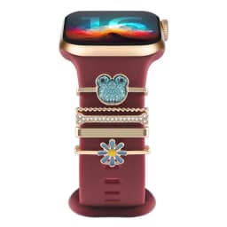 Decoration for Apple Watch Band Ultra2 10 9 8 Diamond Jewelry Bracelet Accessories for Samsung/Huawei Watch 20/22mm Strap Charms