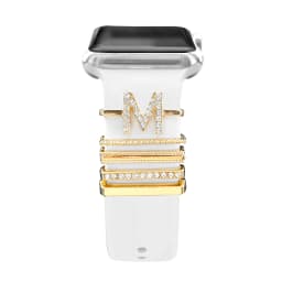 Decoration for Apple Watch Band Ultra2 10 9 8 Diamond Jewelry Bracelet Accessories for Samsung/Huawei Watch 20/22mm Strap Charms