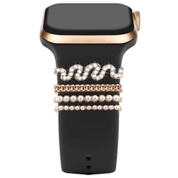 Decoration for Apple Watch Band Ultra2 10 9 8 Diamond Jewelry Bracelet Accessories for Samsung/Huawei Watch 20/22mm Strap Charms