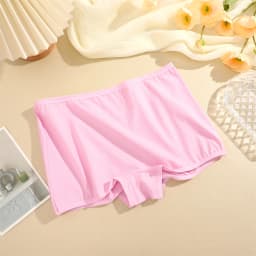 Women Seamless Mide Rise Panties Cotton Underwear Women's Boxer Pants Fashion Seamless Safty Pants Female Breathable Lingerie