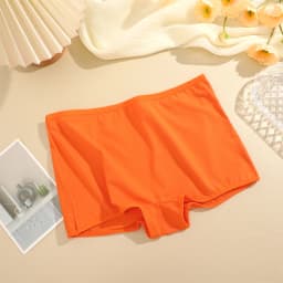 Women Seamless Mide Rise Panties Cotton Underwear Women's Boxer Pants Fashion Seamless Safty Pants Female Breathable Lingerie