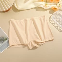 Women Seamless Mide Rise Panties Cotton Underwear Women's Boxer Pants Fashion Seamless Safty Pants Female Breathable Lingerie