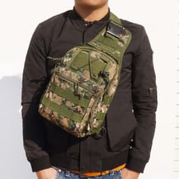 Men's outdoor Chest Pack 900D Oxford Mountaineering Camping Fishing Trekking